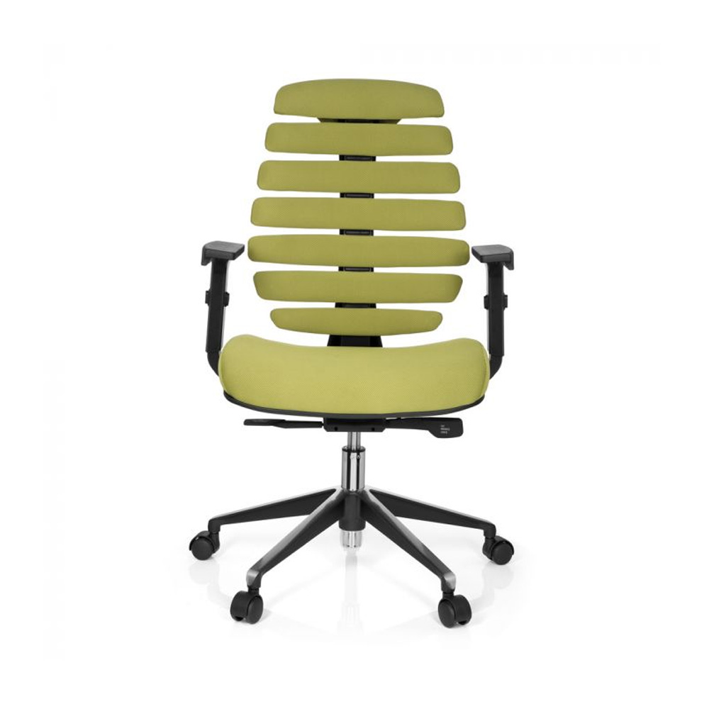 HJH_Office_Ergo_Line_II_Pro_työtuoli_toimistotuoli_vihreä_synchro-mekanismi_kangasverhoiltu_istuin_selkänoja_01 - Edella HJH Office Ergo Line II työtuoli