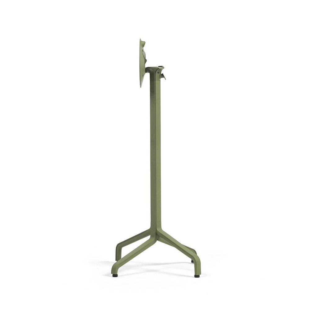 Nardi_Base_Frasca_High_Folding_Agave_vihreä_taittuva_baaripöydänjalka_terassipöydänjalka_ravintolapöydänjalka_taittojalka_01 - Edella Nardi Base Frasca High Folding taittuva korkea terassipöydänjalka