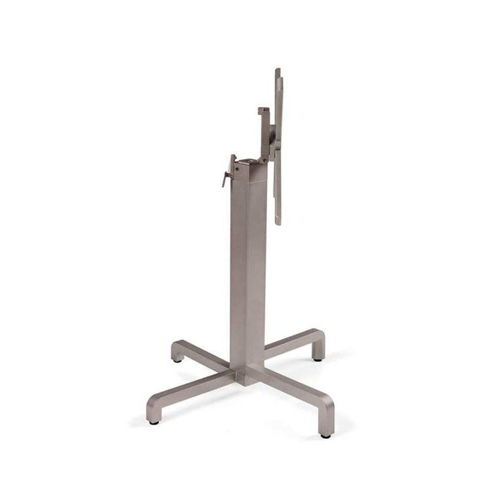 Nardi_Base_Ibisco_Tortora_ruskeanharmaa_taittuva_ulkopöydänjalka_terassipöydänjalka_ravintolapöydänjalka_taittojalka_01 - Edella Nardi Base Ibisco taittuva terassipöydänjalka