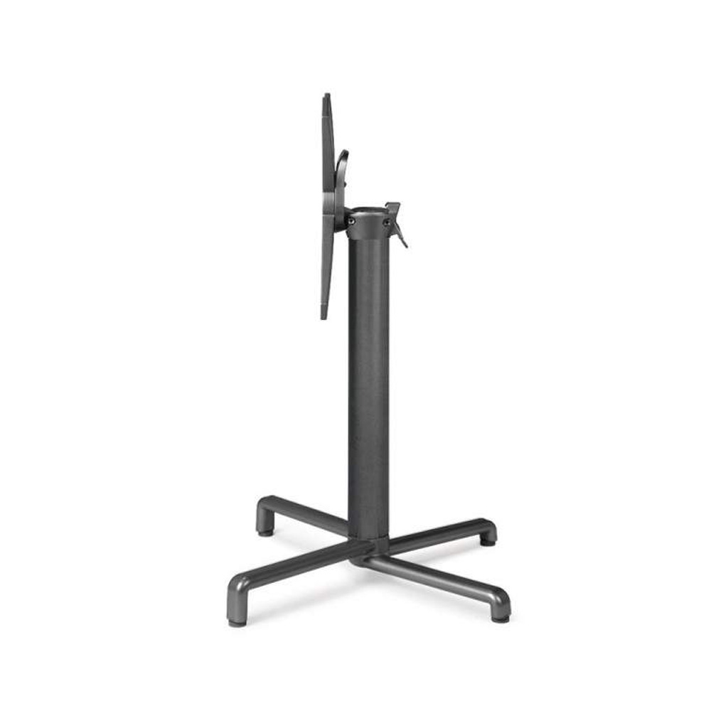 Nardi_Base_Scudo_Antracite_tummanharmaa_taitettava_terassipöydänjalka_ravintolapöydänjalka_ulkopöydänjalka_taittopöytä_01 - Edella Nardi Base Scudo taittuva terassipöydänjalka