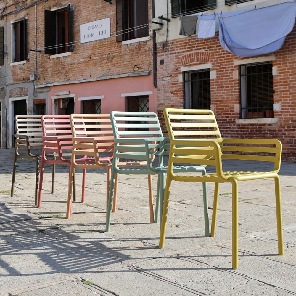 Nardi_Doga_Armchair_käsinojallinen_terassituoli_ulkotuoli_muovituoli_pinottava_01 - Edella Nardi Doga Armchair terassituoli