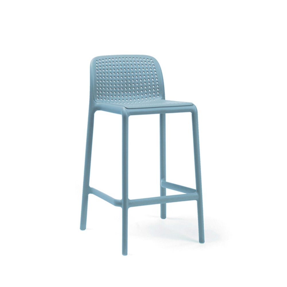 Nardi_Lido_Mini_Celeste_vaaleansininen_matala_baarituoli_terassituoli_ulkotuoli_muovituoli_01 - Edella Nardi Lido Mini matala terassibaarituoli