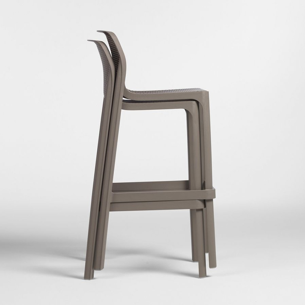 Nardi_Net_Stool_baarituoli_terassituoli_ulkotuoli_muovituoli_02 - Edella Nardi Net Stool korkea terassibaarituoli