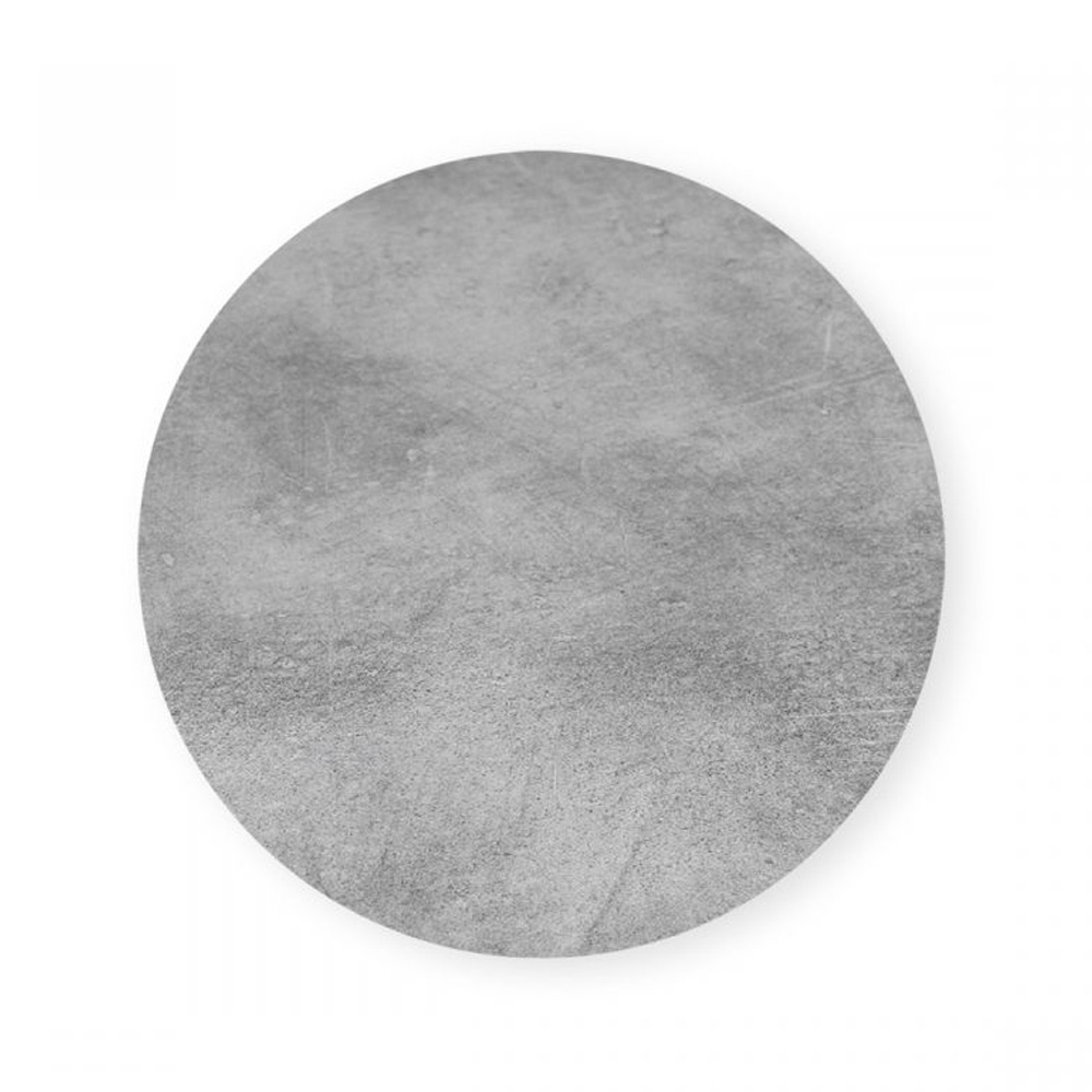 Nardi_Piani_laminato_Ø70_Cemento_harmaa_umpilaminaattikansi_ravintolapöydänkansi_terassipöydänkansi_ulkopöydänkansi_01 - Edella Nardi Piani laminato Ø70 pyöreä umpilaminaatti pöydänkansi
