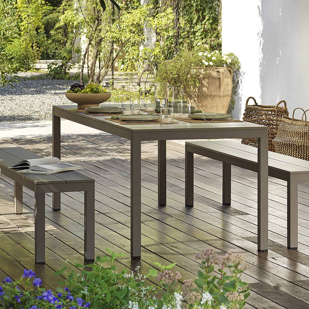 Nardi_Rio_Bench_Alu_ruokapöydän_penkki_ulkopenkki_puutarhapenkki_terassipenkki_04 - Edella Nardi Rio Bench Alu terassipenkki