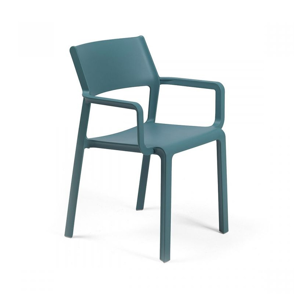 Nardi_Trill_Armchair_Ottanio_sininen_käsinojallinen_terassituoli_ulkotuoli_muovituoli_ravintolatuoli_pinottava_01 - Edella Nardi Trill Armchair terassituoli