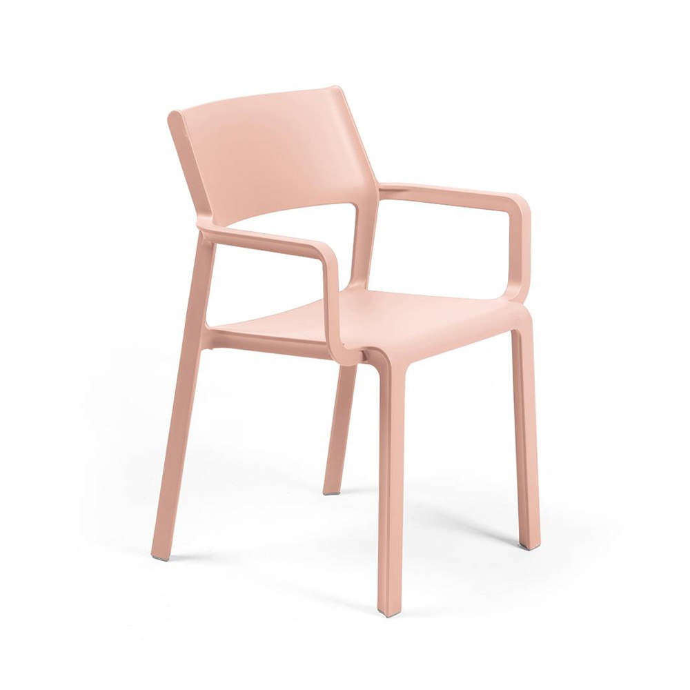 Nardi_Trill_Armchair_Rosa_Bouquet_vaaleanpunainen_käsinojallinen_terassituoli_ulkotuoli_muovituoli_ravintolatuoli_pinottava_01 - Edella Nardi Trill Armchair terassituoli