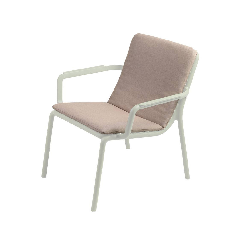 Nardi_Cuscino_Doga_Relax_Lino_harmaa_istuinpehmuste_istuintyyny_selkänojapehmuste_terassituoliin_nojatuoliin_ulkotuoliin_01 - Edella Nardi Cuscino Doga Relax istuinpehmuste