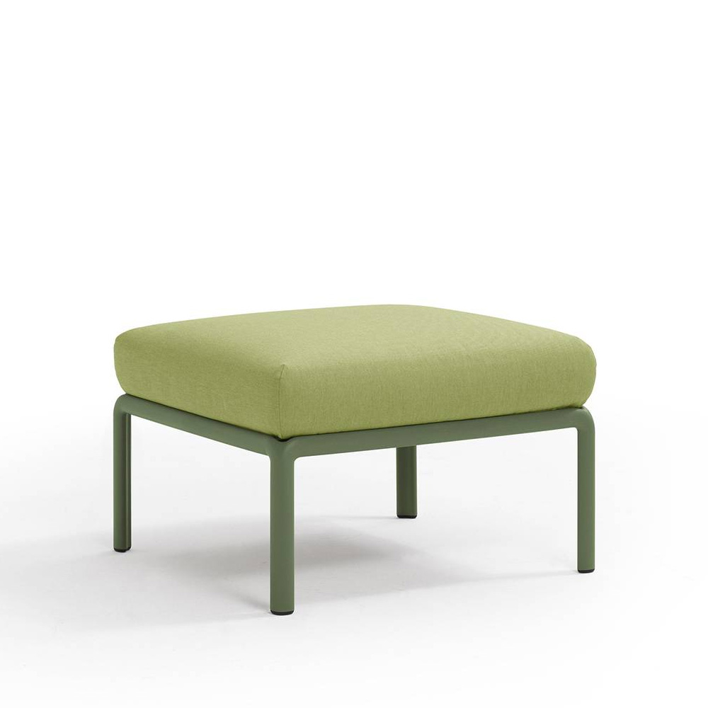 Nardi_Komodo_Pouf_Agave_Avocado_Sunbrella_moduulisohva_palasohva_keskipala_rahi_ulkotiloihin_terassille_01 - Edella Nardi Komodo Pouf sohvamoduuli / rahi