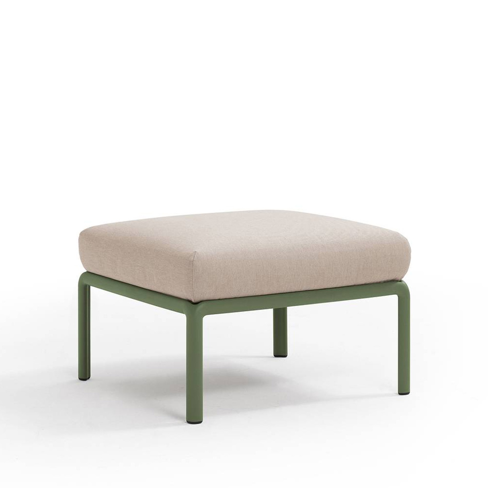 Nardi_Komodo_Pouf_Agave_Canvas_Sunbrella_moduulisohva_palasohva_keskipala_rahi_ulkotiloihin_terassille_01 - Edella Nardi Komodo Pouf sohvamoduuli / rahi