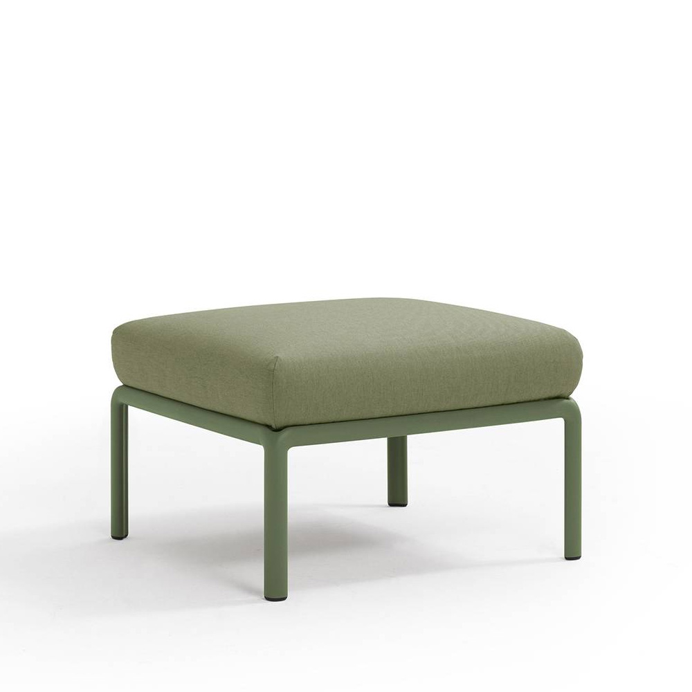 Nardi_Komodo_Pouf_Agave_Giungla_Sunbrella_moduulisohva_palasohva_keskipala_rahi_ulkotiloihin_terassille_01 - Edella Nardi Komodo Pouf sohvamoduuli / rahi