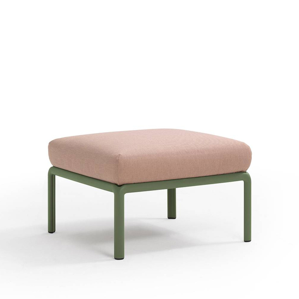Nardi_Komodo_Pouf_Agave_Rosa_Quarzo_moduulisohva_palasohva_keskipala_rahi_ulkotiloihin_terassille_01 - Edella Nardi Komodo Pouf sohvamoduuli / rahi