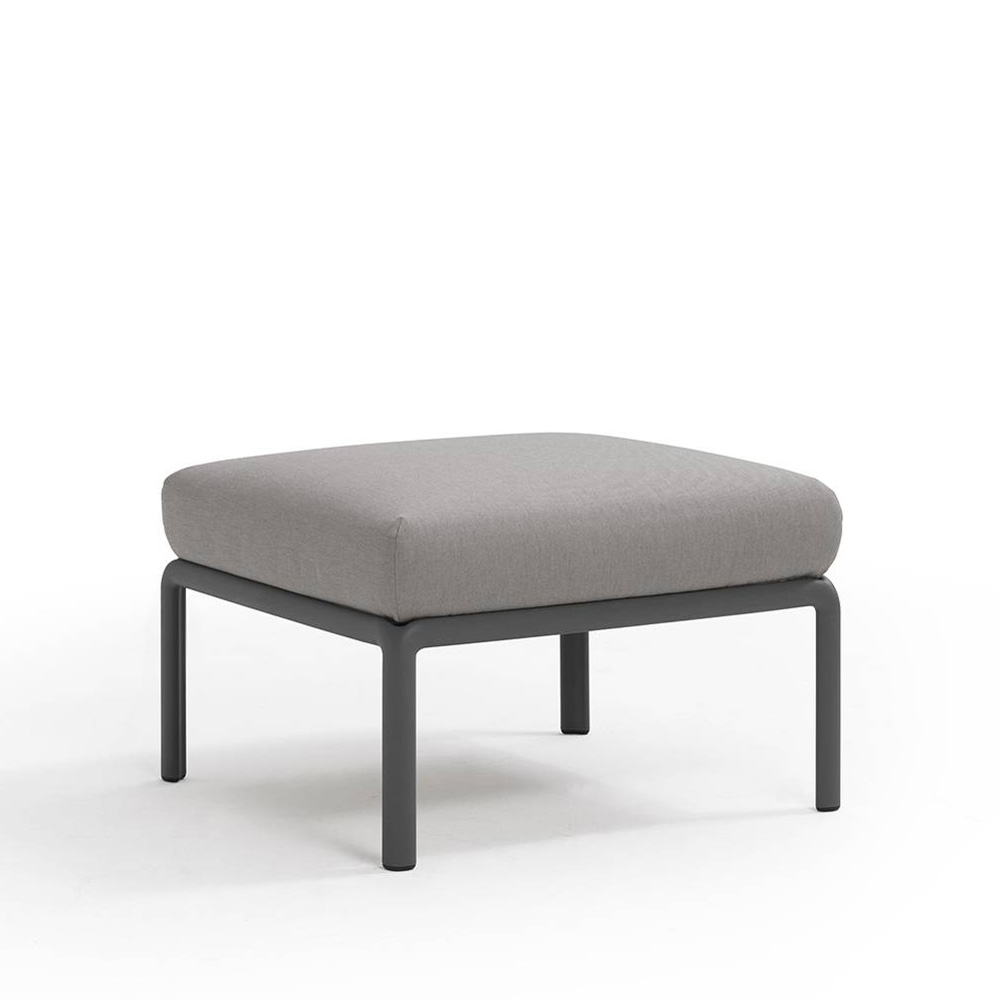 Nardi_Komodo_Pouf_Antracite_Grigio_Komodo_moduulisohva_palasohva_keskipala_rahi_ulkotiloihin_terassille_01 - Edella Nardi Komodo Pouf sohvamoduuli / rahi