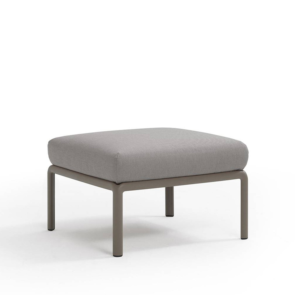 Nardi_Komodo_Pouf_Tortora_Grigio_Komodo_moduulisohva_palasohva_keskipala_rahi_ulkotiloihin_terassille_01 - Edella Nardi Komodo Pouf sohvamoduuli / rahi