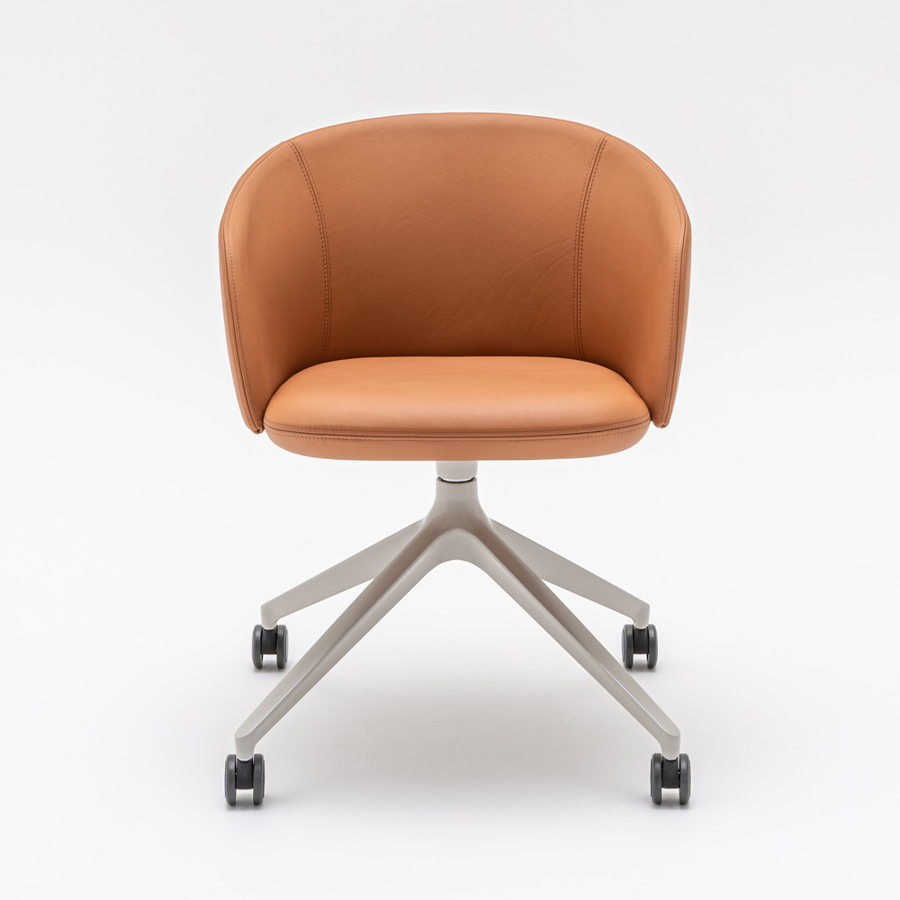 MDD_Grace_Chair_ristikkojalka_pyörät_pyörivä_neuvottelutuoli_03 - Edella MDD Grace Chair tuoli ristikkojalka pyörillä
