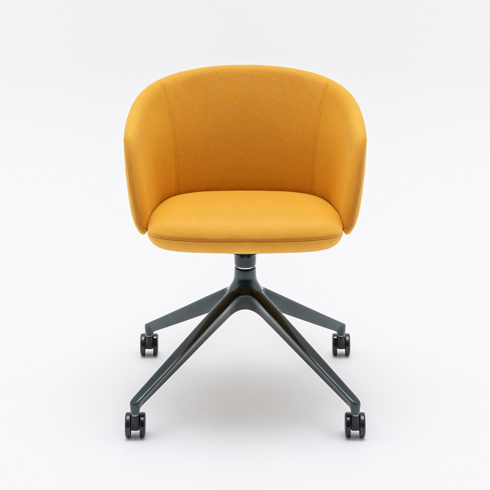 MDD_Grace_Chair_ristikkojalka_pyörät_pyörivä_neuvottelutuoli_07 - Edella MDD Grace Chair tuoli ristikkojalka pyörillä