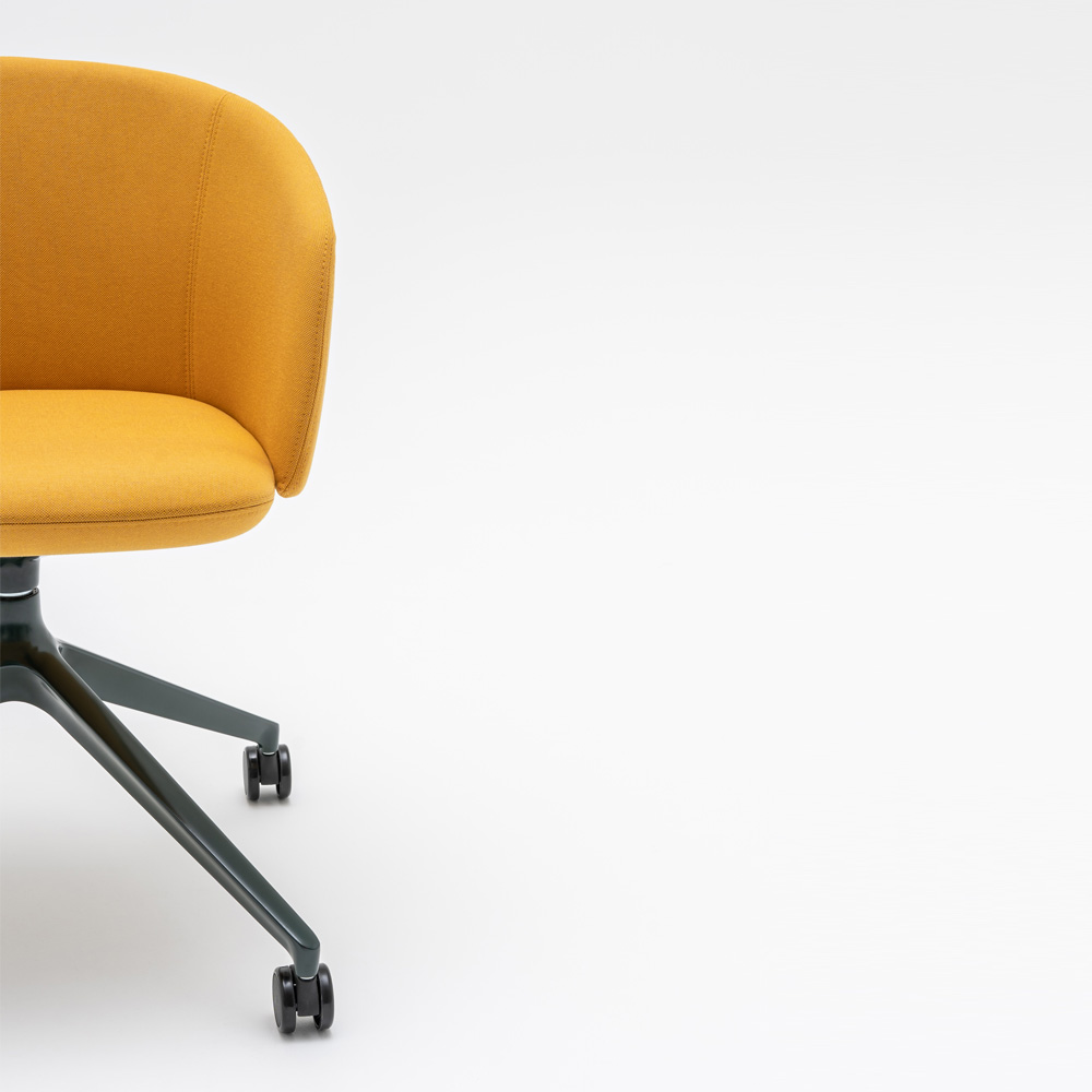 MDD_Grace_Chair_ristikkojalka_pyörät_pyörivä_neuvottelutuoli_09 - Edella MDD Grace Chair tuoli ristikkojalka pyörillä