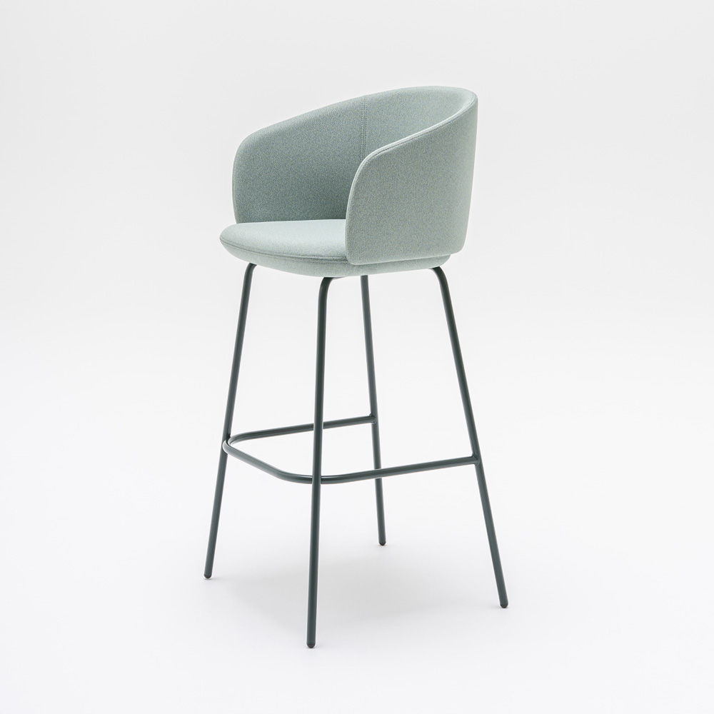 MDD_Grace_High_Bar_Stool_verhoiltu_korkea_tuoli_baarituoli_ravintolatuoli_01 - Edella MDD Grace High Stool korkea baarituoli
