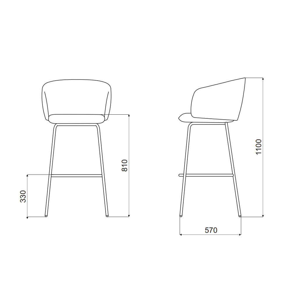 MDD_Grace_High_Bar_Stool_verhoiltu_korkea_tuoli_baarituoli_ravintolatuoli_27 - Edella MDD Grace High Stool korkea baarituoli