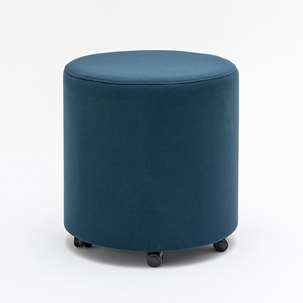 MDD_Mix_Pouf_High_pyöreä_rahi_loungetuoli_istuin_pyörillä_01 - Edella MDD Mix Pouf pyöreä rahi