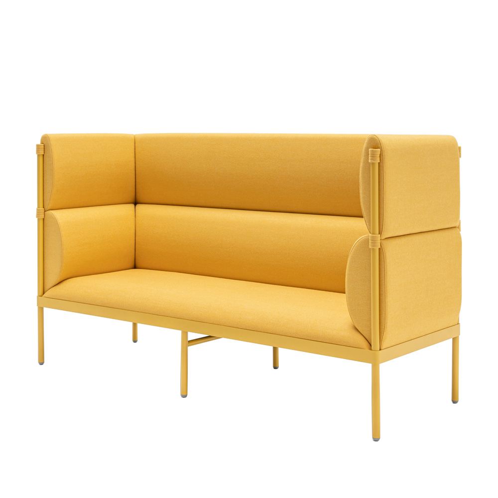 MDD Stilt Sofa High Backed 3-istuttava sohva