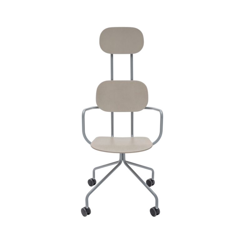 MDD New School Chair niskatuellinen tuoli ristikkojalka pyörillä