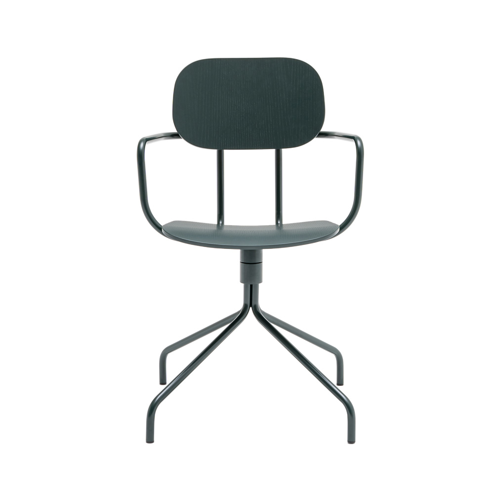 MDD New School Chair käsinojallinen tuoli ristikkojalalla