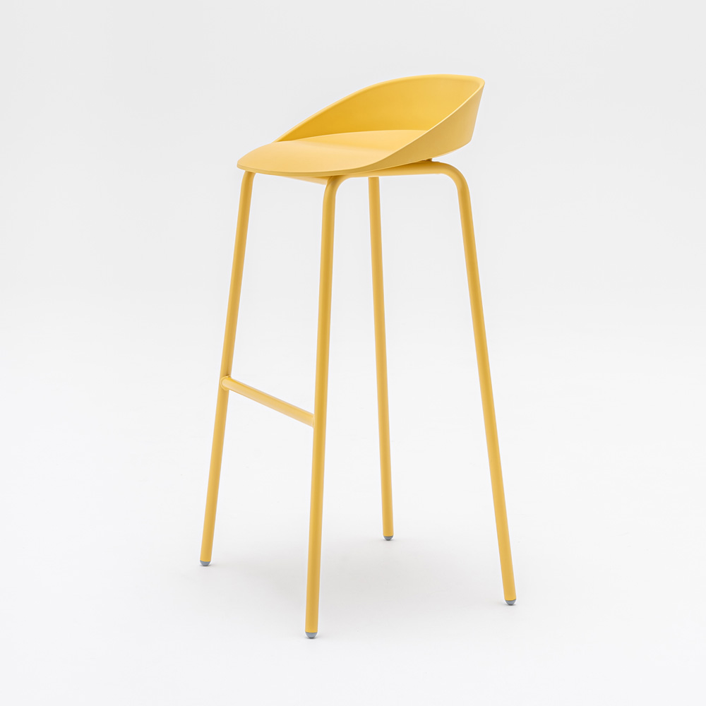 MDD_Team_Stool_High_Plastic_korkea_baarituoli_muovi-istuin_putkijaloilla_08 - Edella MDD Team High Stool baarituoli