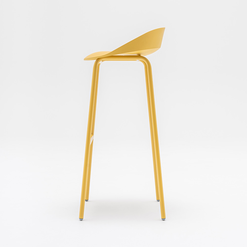 MDD_Team_Stool_High_Plastic_korkea_baarituoli_muovi-istuin_putkijaloilla_10 - Edella MDD Team High Stool baarituoli