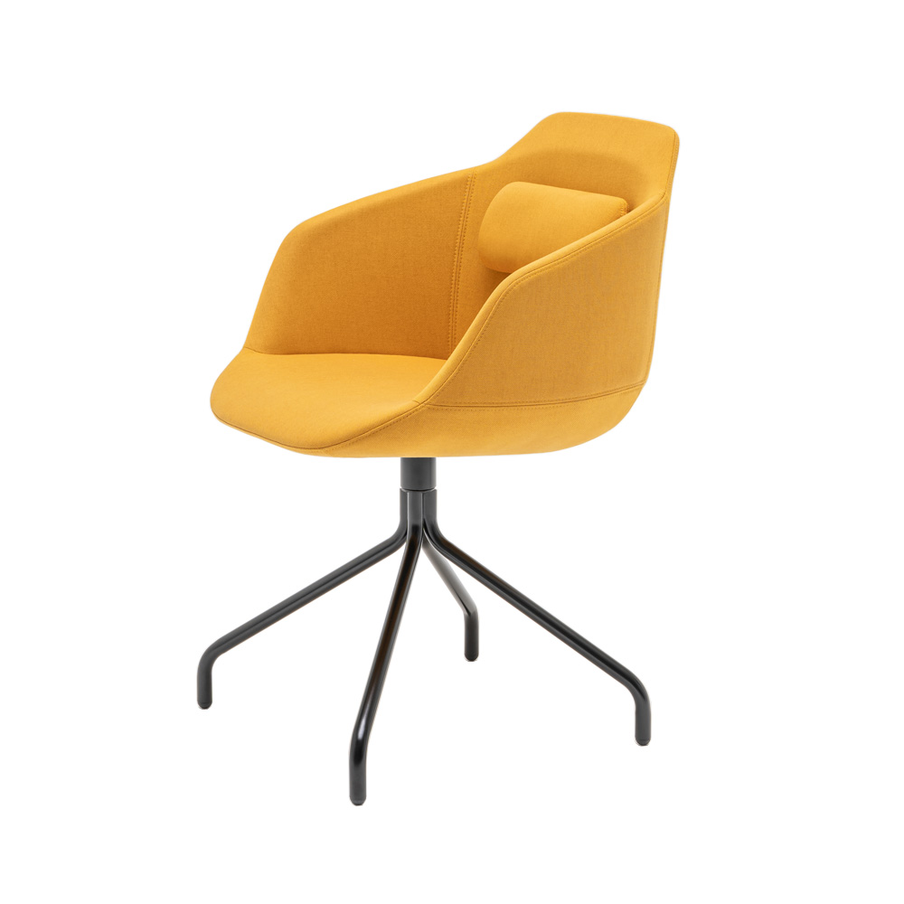 MDD_Ultra_verhoiltu_ravintolatuoli_neuvottelutuoli_asiakastuoli_putkiristikkojalka_01 - Edella MDD Ultra Chair tuoli putkiristikkojalalla