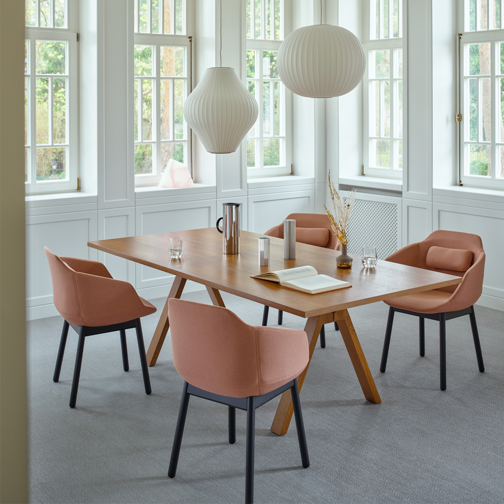 MDD_Viga_neuvottelupöytä_kokouspöytä_tammi_kannella_jaloilla_11 - Edella MDD Viga Dining Table ruokapöytä