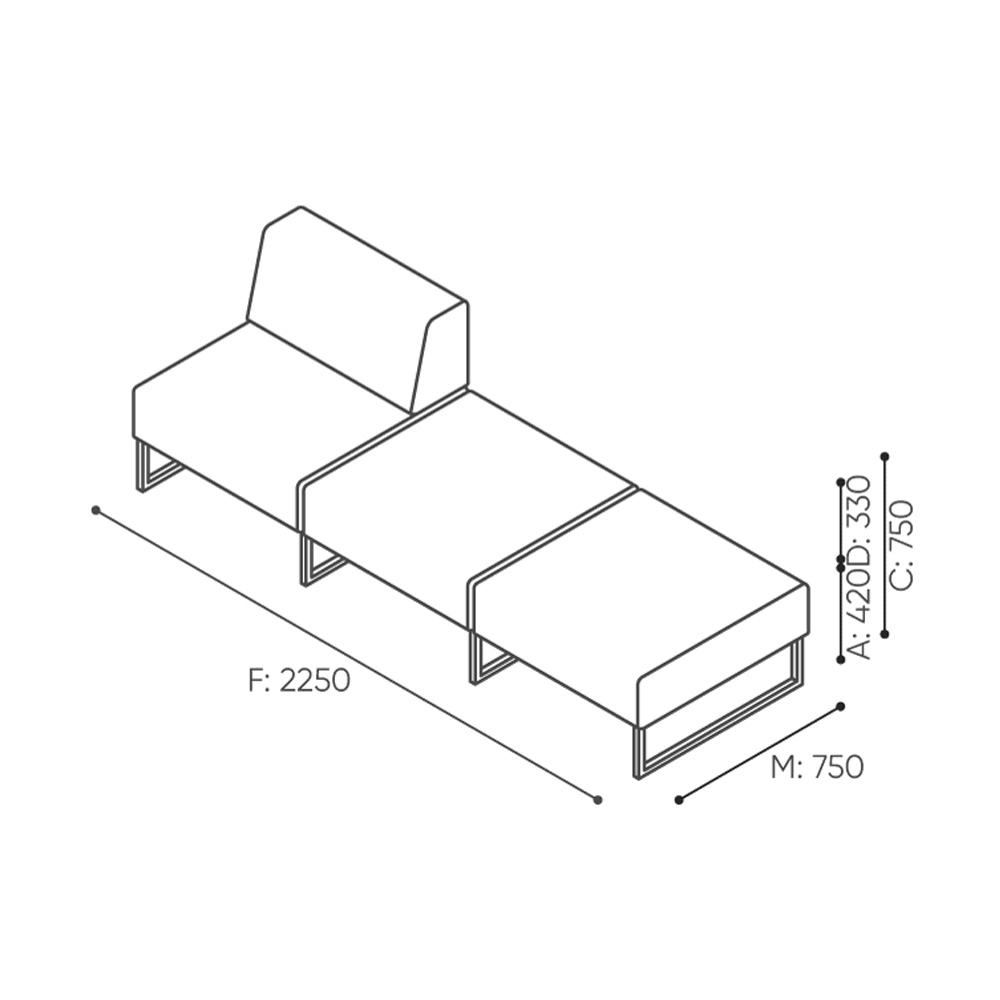 Bejot Plint PL30SPP sohvamoduuli