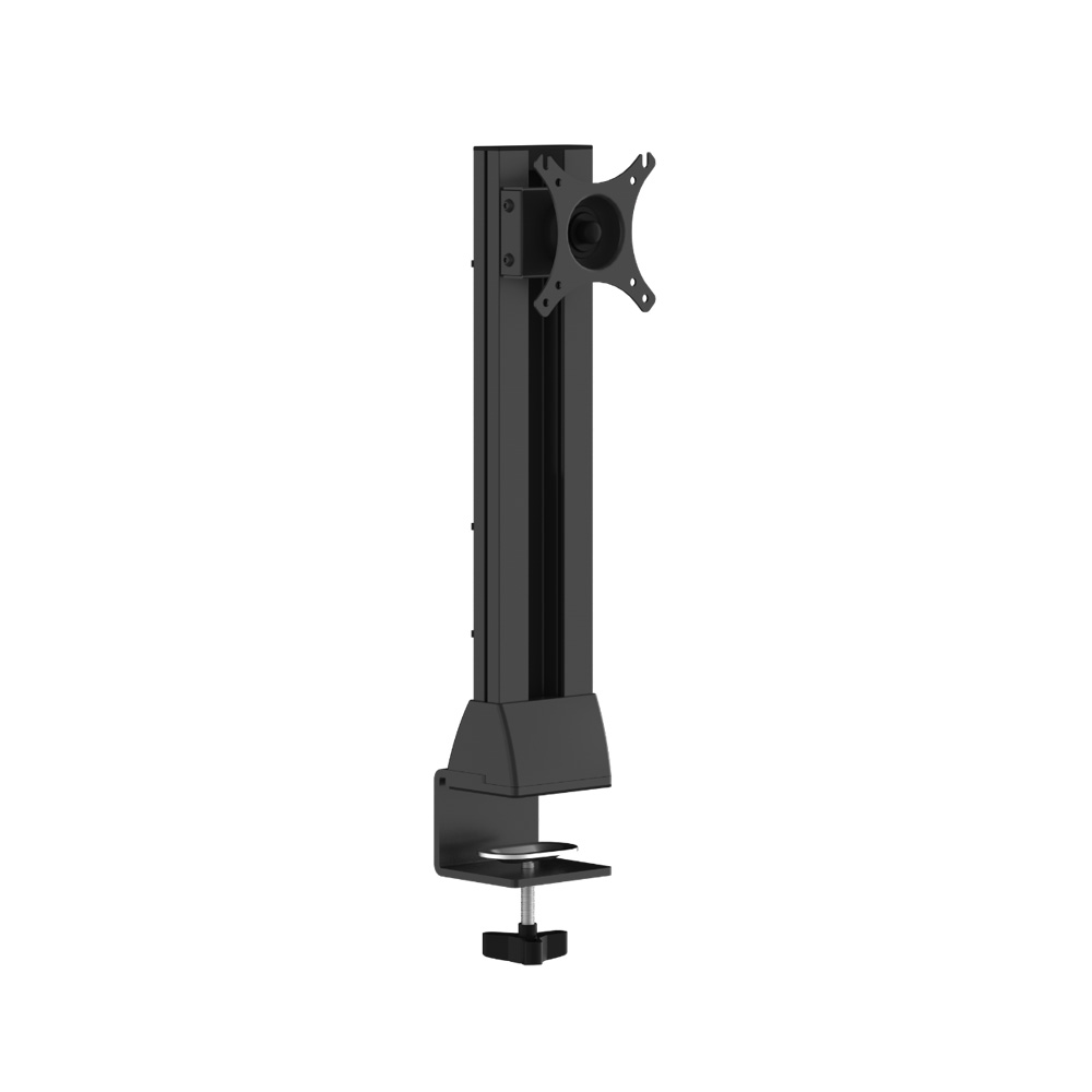 EdSet_Rail1_Monitor_Arm_Bracket_näytönvarsi_näytönkannatin_yhdelle_näytölle_musta_01 - Edella SELECTed Rail Single Monitor Arm näytönvarsi