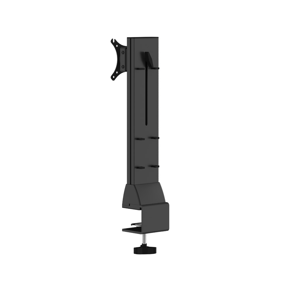 EdSet_Rail1_Monitor_Arm_Bracket_näytönvarsi_näytönkannatin_yhdelle_näytölle_musta_07 - Edella SELECTed Rail Single Monitor Arm näytönvarsi