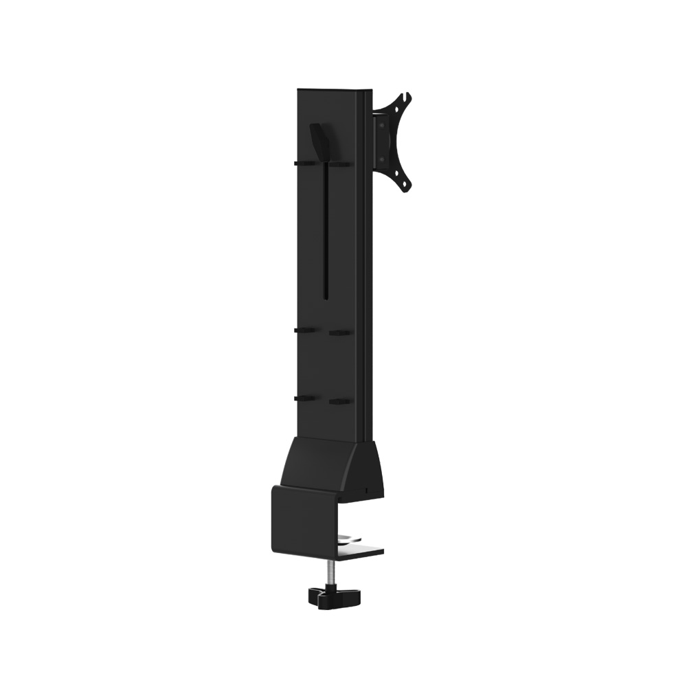 EdSet_Rail1_Monitor_Arm_Bracket_näytönvarsi_näytönkannatin_yhdelle_näytölle_musta_08 - Edella SELECTed Rail Single Monitor Arm näytönvarsi