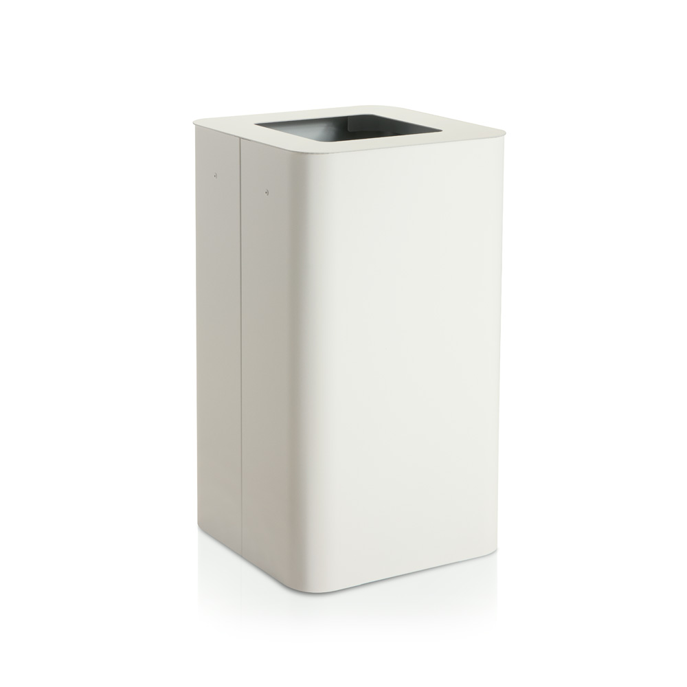 Mizetto_Arkad_100L_Signal_White_kierrätysastia_roska-astia_roskakori_03 - Edella Mizetto Arkad kierrätysastia