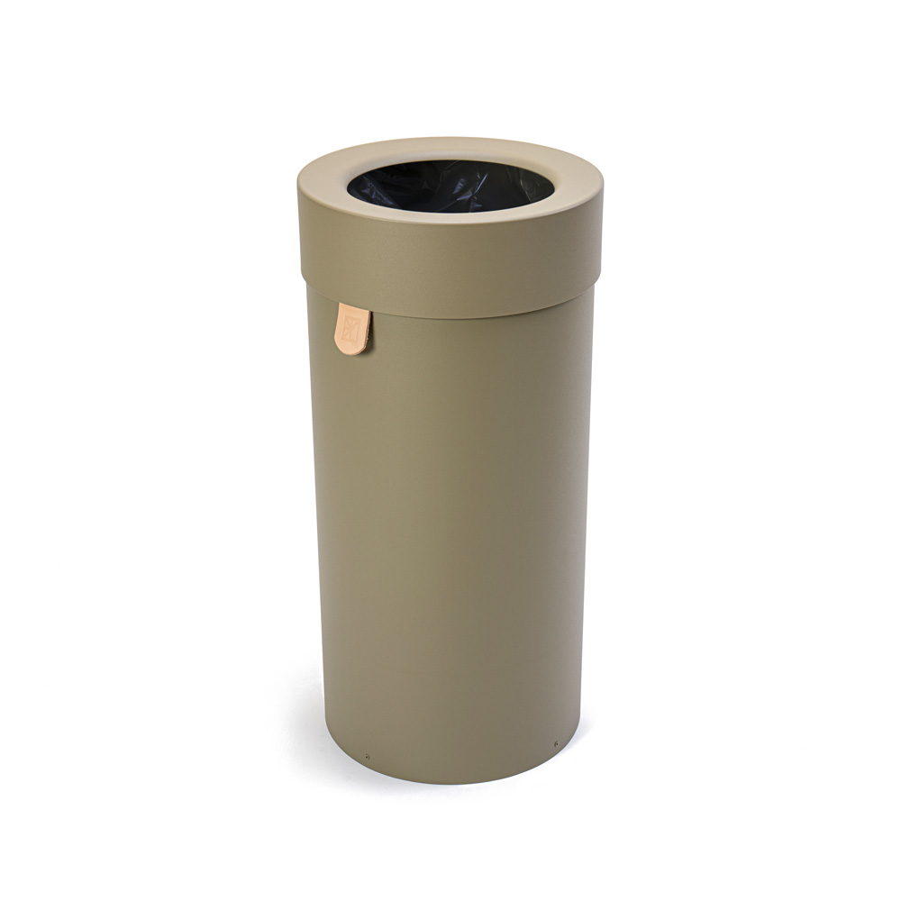 Mizetto_Bin_There_L_Olive_Green_kierrätysastia_roska-astia_roskakori_02 - Edella Mizetto Bin There L Bin kierrätysastia