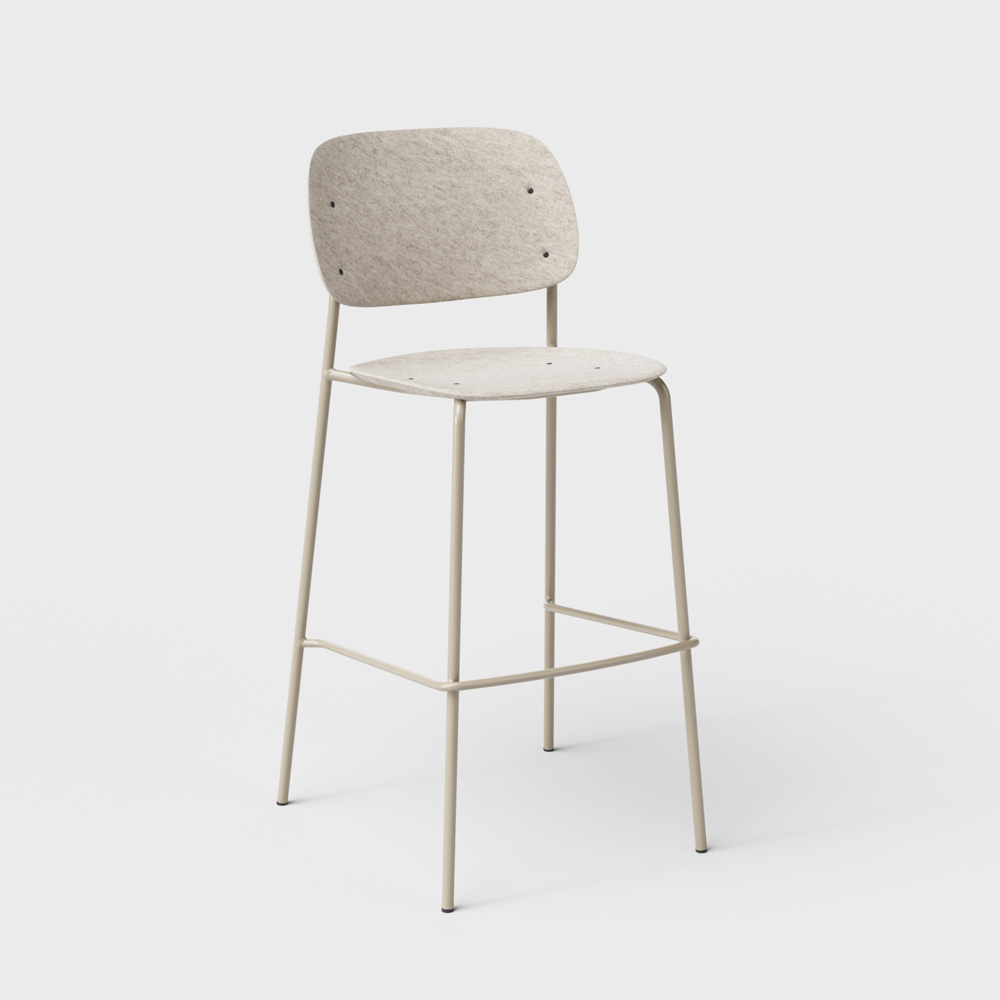 De Vorm Hale PET Felt Bar Stool korkea baarituoli