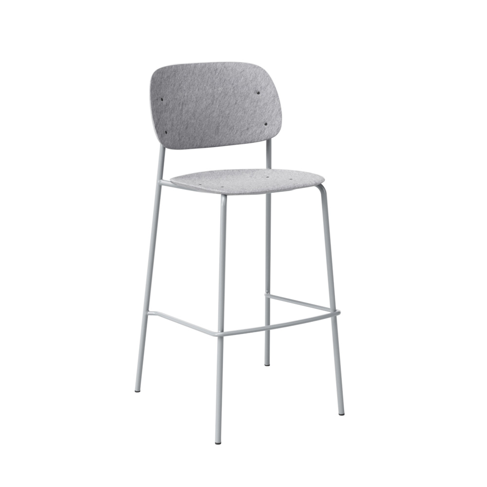 De Vorm Hale PET Felt Bar Stool korkea baarituoli