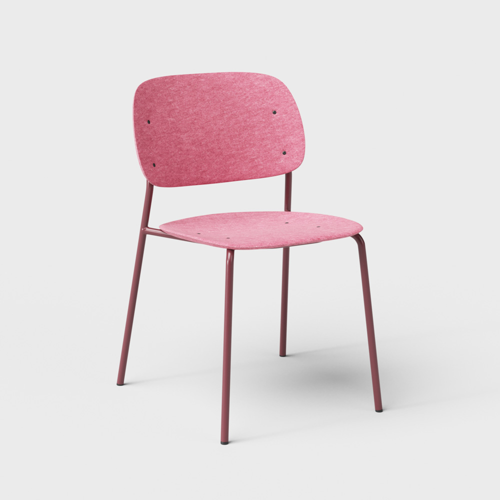 De Vorm Hale PET Felt Stack Chair tuoli