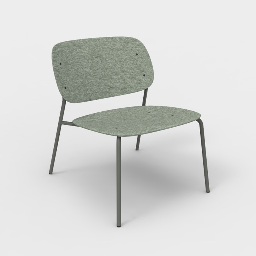 De Vorm Hale PET Felt Lounge Chair nojatuoli