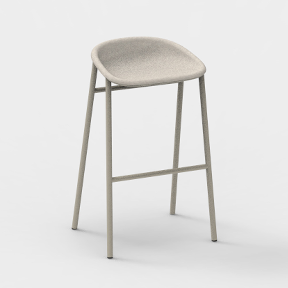 De Vorm LJ 3 PET Felt Bar Stool korkea baarijakkara