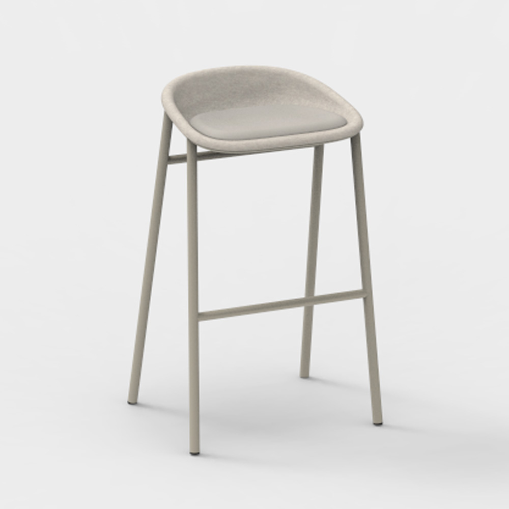 De Vorm LJ 3 PET Felt Bar Stool istuinverhoiltu korkea baarijakkara