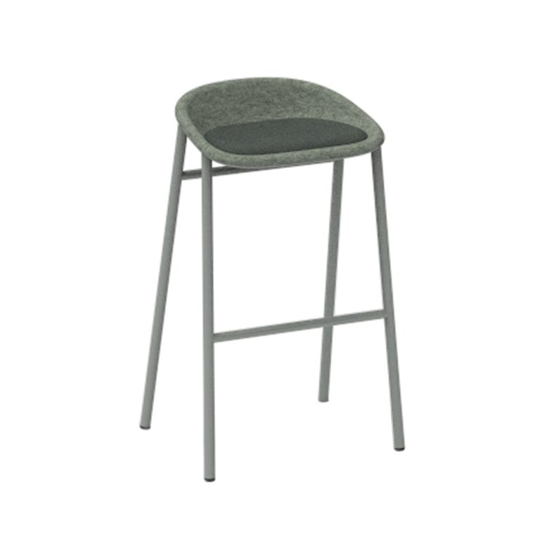 De Vorm LJ 3 PET Felt Bar Stool istuinverhoiltu korkea baarijakkara