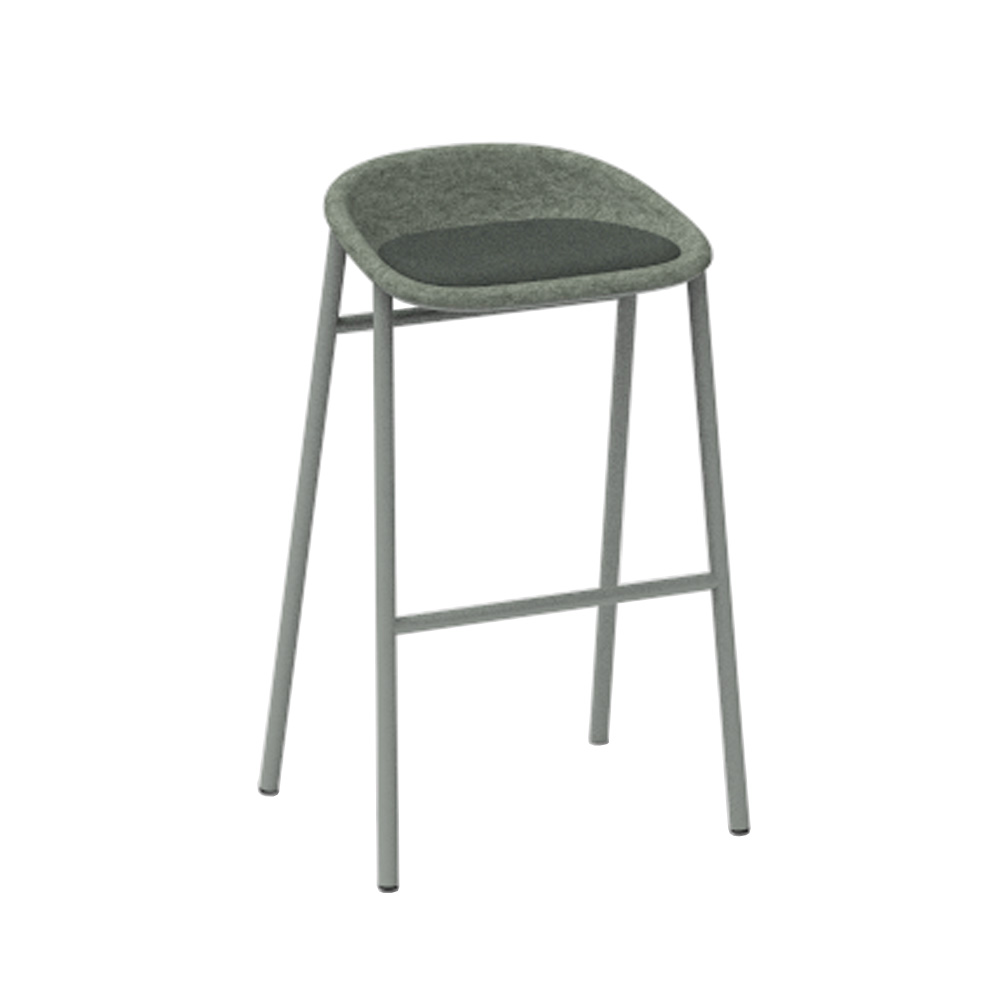 De Vorm LJ 3 PET Felt Bar Stool istuinverhoiltu korkea baarijakkara