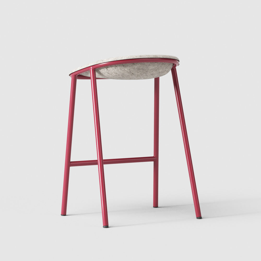 DeVorm_LJ_4_PET_Felt_Counter_Stool_matala_baarituoli_02 - Edella De Vorm LJ 4 PET Felt Counter Stool matala baarijakkara