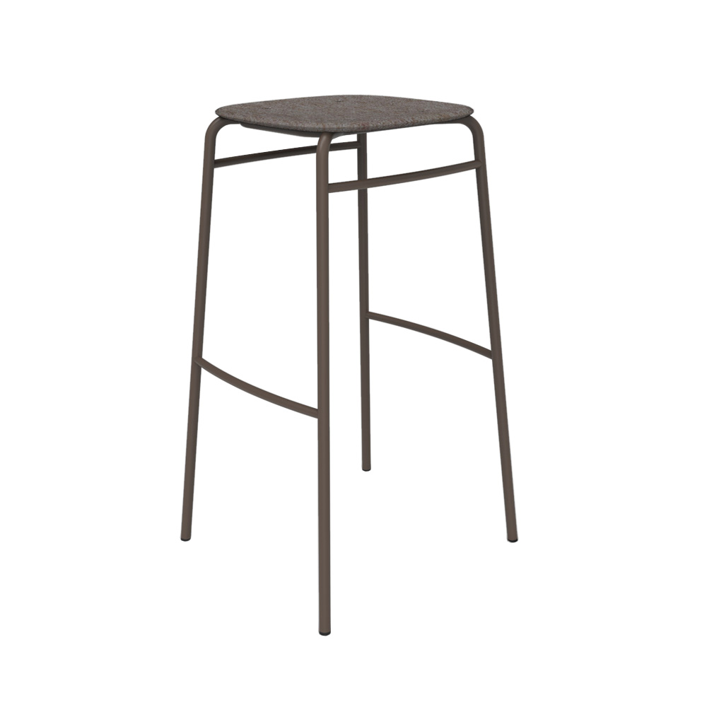 De Vorm Twist PET Felt Bar Stool korkea baarijakkara