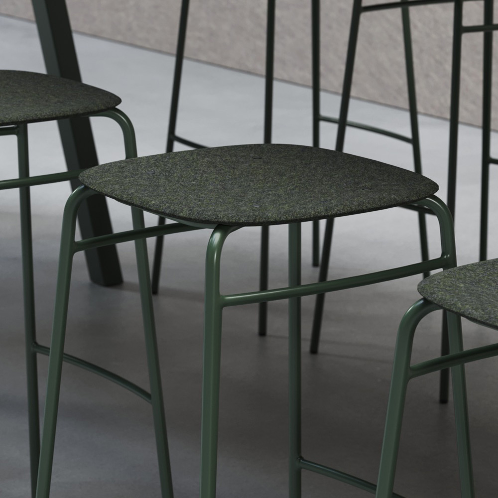 DeVorm_Twist_PET_Felt_Bar_Stool_korkea_baarituoli_07 - Edella De Vorm Twist PET Felt Bar Stool korkea baarijakkara