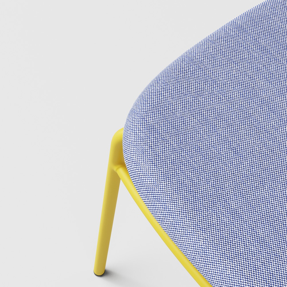 DeVorm_Twist_PET_Felt_Stack_Stool_matala_jakkara_pinottava_05 - Edella De Vorm Twist PET Felt Stack Stool istuinverhoiltu jakkara