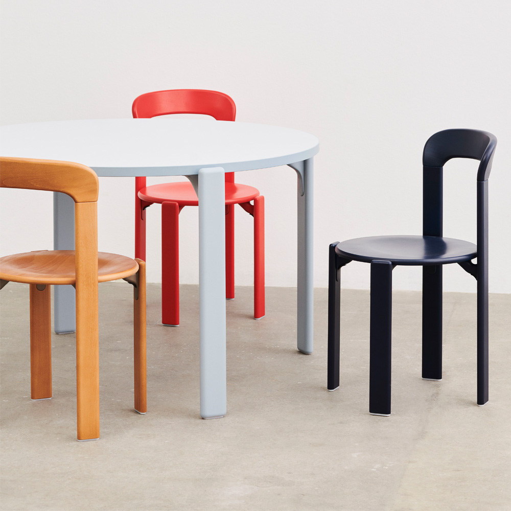 Hay_Rey_Table_128_pyöreä_ravintolapöytä_ruokapöytä_pyökki_01 - Edella Hay Rey Table Chair